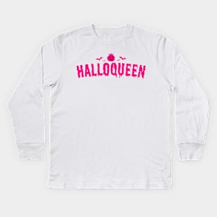 Halloween For Women Halloqueen Kids Long Sleeve T-Shirt